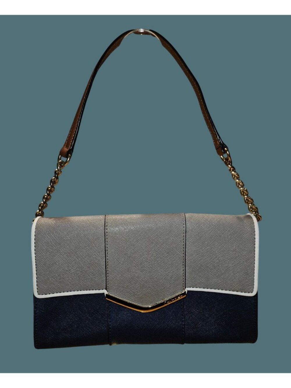 Calvin Klein On My Corner Clutch Colorblock Shoulder Bag